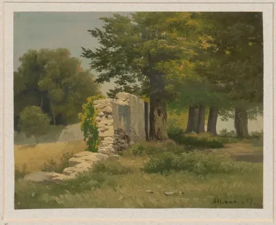 Ruined Wall Near Albano