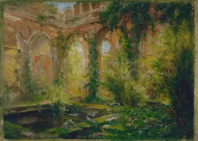 Ruines De La Cour Des Comptes La Salle Des Fetes