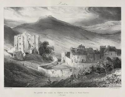 Ruines Du Chateau Et Du Village De Saint Nectaire