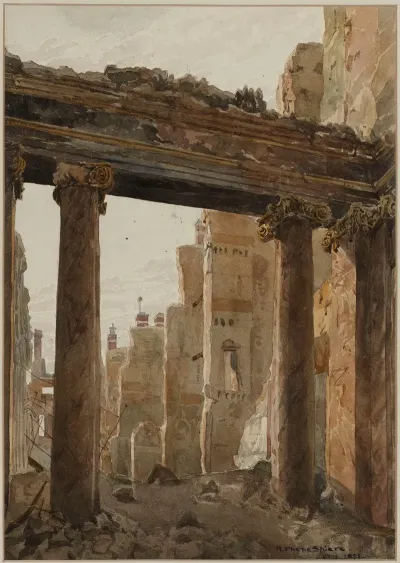 Ruines Du Palais De Saint Cloud En 1871 2