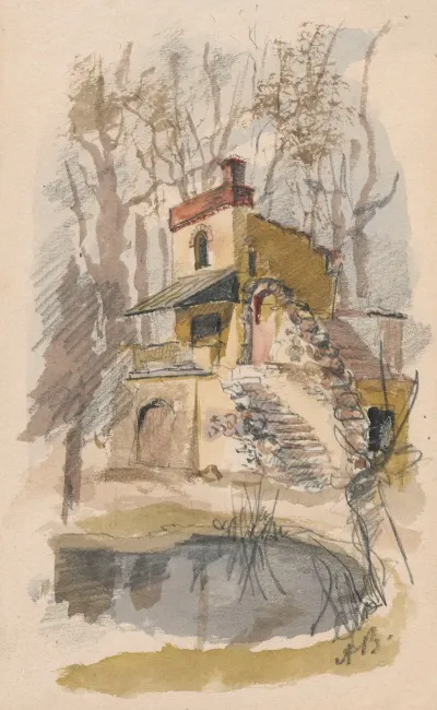 Ruins In The Lower Garden In Mokotow