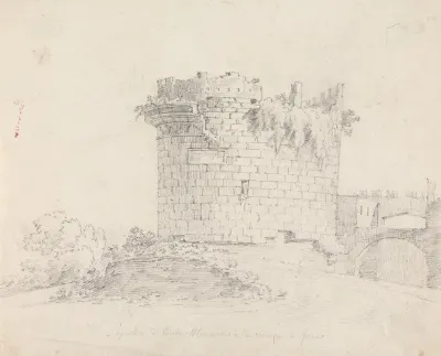 Ruins Of A Circular Stone Keep