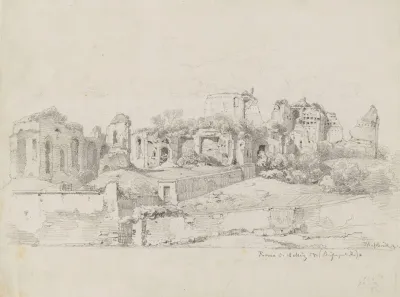 Ruins Of Domus Flavia And Domus Augustiana On The Palatine Hill