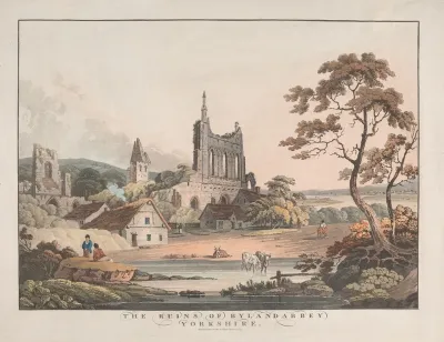 Ruins Of Ryland Abbey Yorkshire