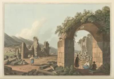 Ruins Of The Baths At Ephesus