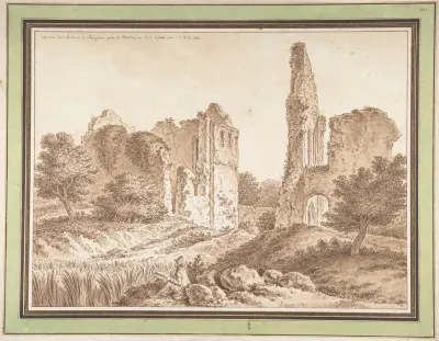 Ruins Of The Chateau Of Becoiseau Near Mortcerf Seine Et Marne