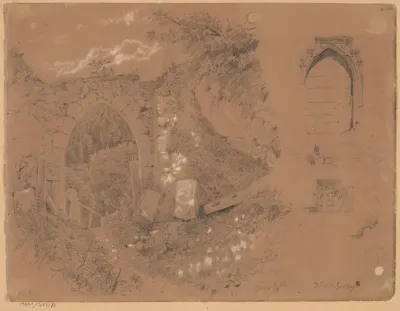 Ruins Of The Entrance Gate In Ojcow And Doors With Fittings And Details From The Collegiate Church In Wislica