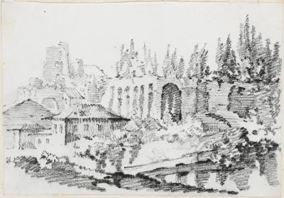 Ruins Of The Imperial Palaces On The Palatine Hill