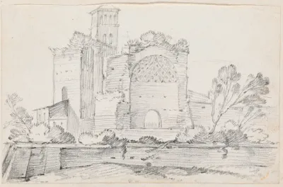 Ruins Of The Temple Of Venus And Rome In The Forum
