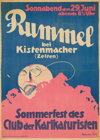 Rummel Bei Kistenmacher Zelten Sommerfest Der Karikaturisten