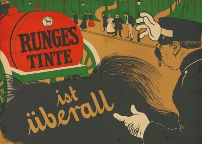 Runges Tinte Ist Uberall