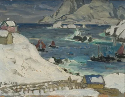 Running Before The Storm Study From North Norway