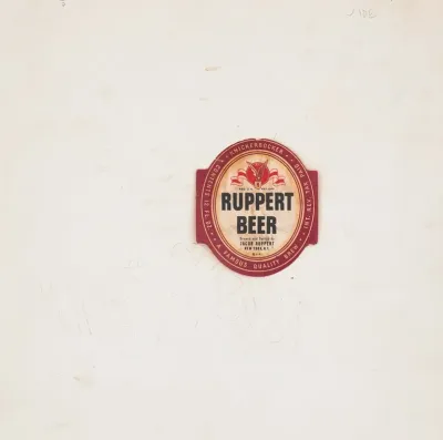 Ruppert Beer Label 3