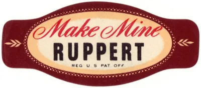 Ruppert Beer Label