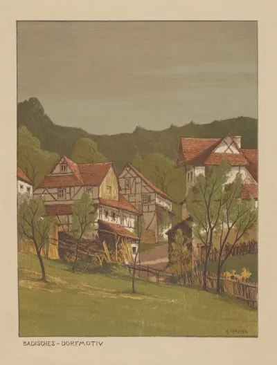 Rural Motif From Baden