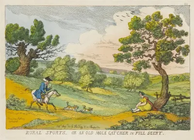 Rural Sports Or An Old Mole Catcher In Full Scent