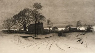 Rural Winter Scene