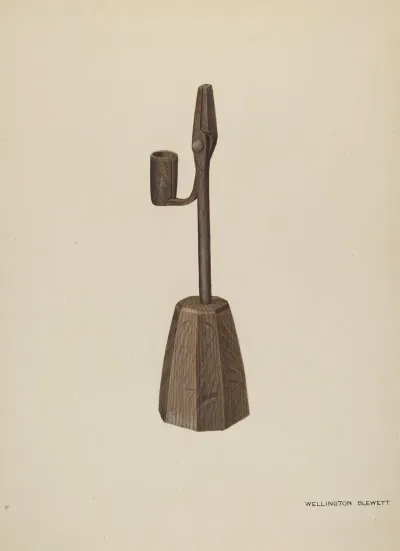 Rush Holder With Candle Socket 2