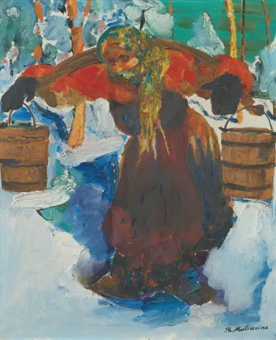 Russian Baba Carrying Water