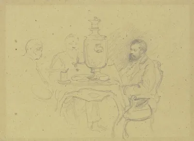 Russians At Tea