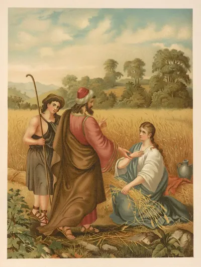 Ruth In Boazs Field