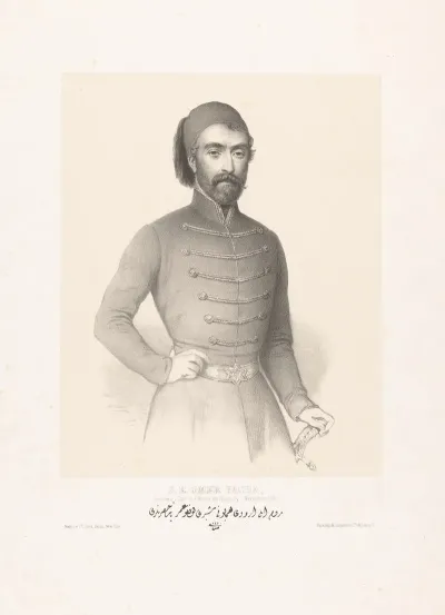 S E Omer Pacha General En Chef De Larmee De Roum Ily Novembre 1853