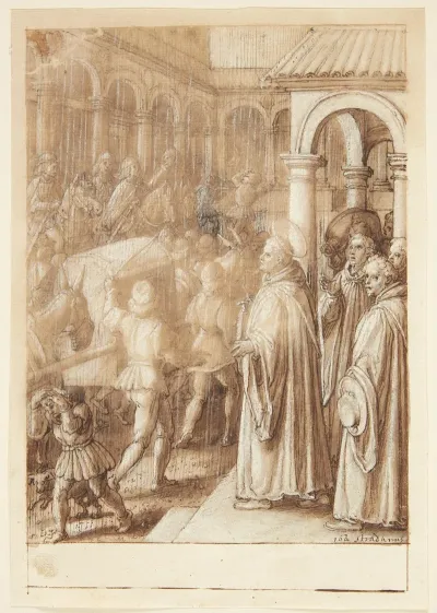 S Giovanni Alberti Fiorentinos Historie Helgenen Anklager Pa Torvet Biskopperne Af Firenze For Simoni