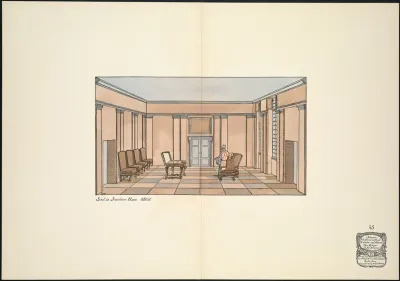 Saal In Jourdains Haus I Bild