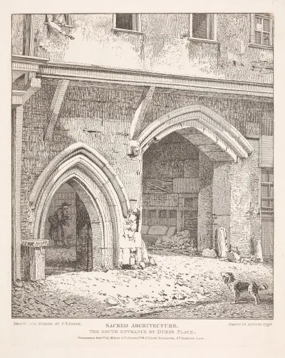 Sacred Architecture The South Entrance Of Dukes Place