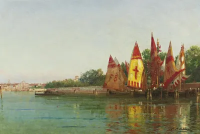 Sailboats In Venice