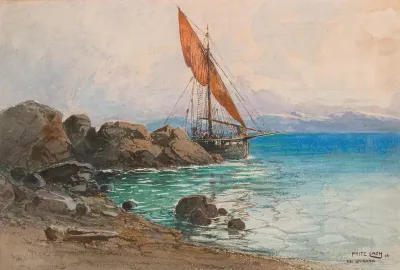 Sailing Boat Near The Coast