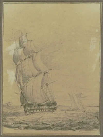 Sailing Boat On The Ocean