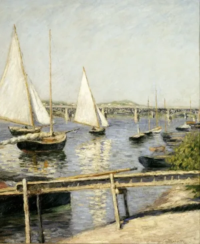 Sailing Boats At Argenteuil