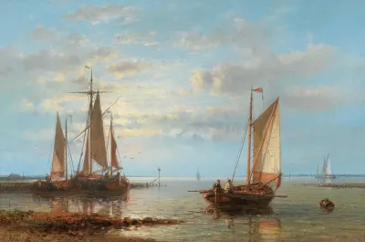 Sailing Boats On Rough Seas 2
