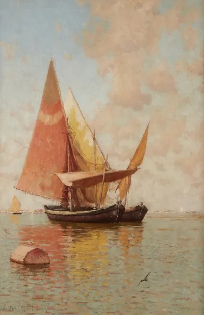 Sailing In A Venetian Lagoon