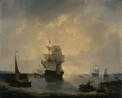 Sailing Ships In The Harbour