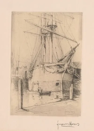 Sailingboat At The Quay