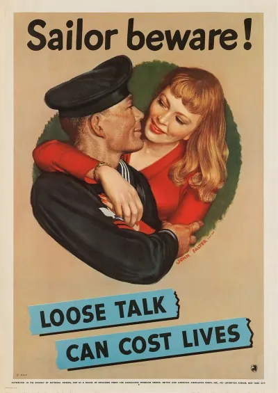 Sailor Beware Loose Talk Can Cost Lives