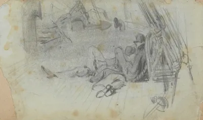 Sailors On Deck Of Ship