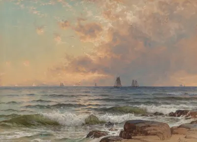 Sails At Sunset