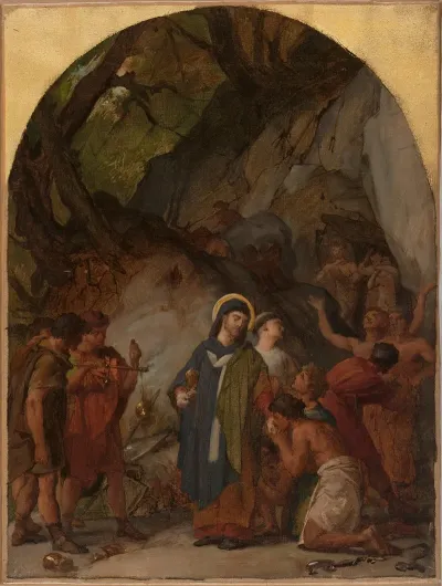 Saint Ambroise Eveque De Milan Livre Les Vases Sacres De Son Eglise Pour Racheter Ses Prisonniers
