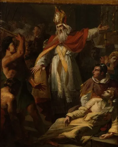 Saint Ambroise Sauvant Un Pretre Arien De La Fureur Du Peuple