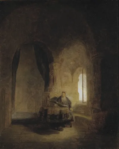 Saint Anastase After Rembrandt