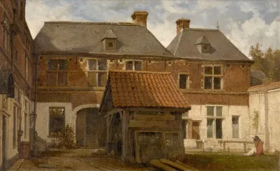 Saint Anna Almshouse In The Otto Veniusstraat Antwerp