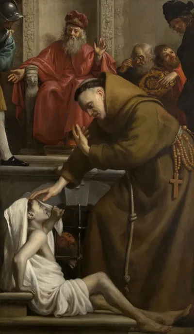 Saint Antony Raising A Man From The Dead
