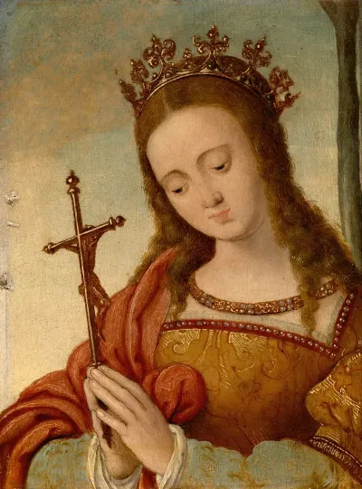 Saint At Prayers