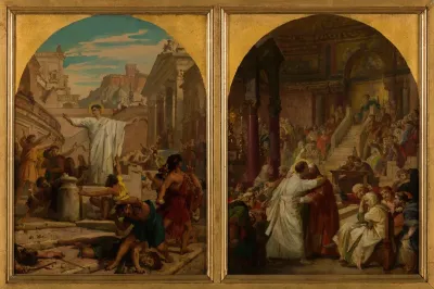 Saint Augustin Au Concile De Carthage Reconcilie Les Catholiques Et Les Donatistes