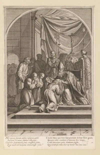 Saint Bruno Takes The Monastic Habit Of The Carthusians