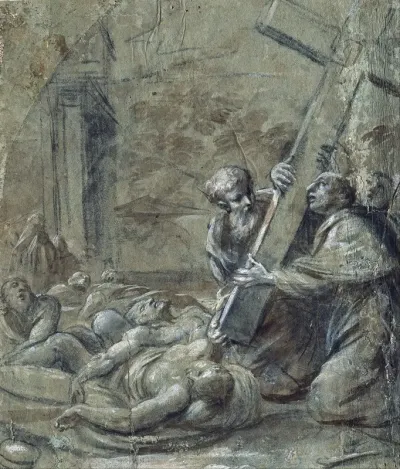 Saint Carlo Borromeo Among The Plague Sufferers 2