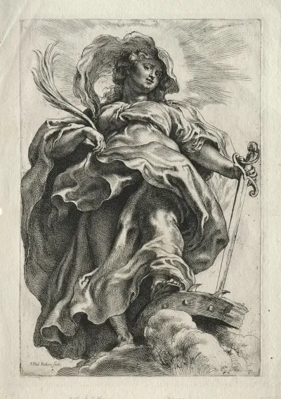Saint Catherine In The Clouds